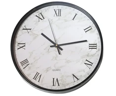 Besk Sieninis laikrodis 30cm Baltas