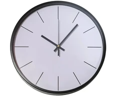Besk Sieninis laikrodis 30cm, metalinis