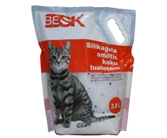 Besk Smėlis katėms Silikoninis 3.8L
