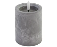 Besk Svece LED 7.5x12cm, akmens efektu