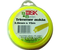 Besk Trimmerio valas Žvaigždės formos 1.6mm x 15m