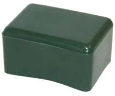Besk Žoga staba cepure 40x60mm kvadrāta, zaļa
