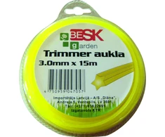 Besk Trimmerio valas Žvaigždės formos 1.6mm x 15m