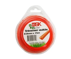 Besk Trimmerio valas 2.0mm 15m Trikampis