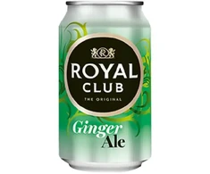 Bezalkoholisks dzēriens ROYAL CLUB Ginger Ale, bundžā, 0.33l (DEP)