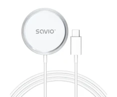 Savio Magnetinis belaidis įkroviklis 15 W, 1 m, LA-11