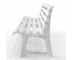 Garden4You Bica Garden bench Olimpia 150x53x77cm baltas
