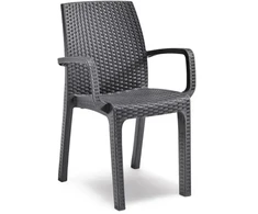Bica Garden chair Verona Armchair juodas