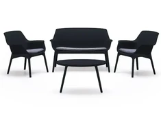 Lauko baldų komplektas Bica Sodo baldų komplektas Luxor Lounge Set pilkas