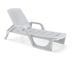 Bica Sun lounger Nilo baltas