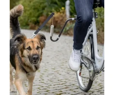 Bicycle leash : Trixie Biker-set, U-shaped, M-XL, graphite