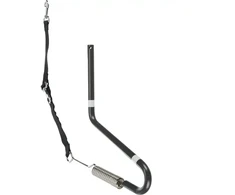Bicycle leash : Trixie Biker-set, U-shaped, M-XL, graphite
