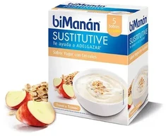 Bimanán Sustitutive Cereal Yoghurt Kreminis 5 vienetai
