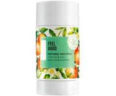 Biobaza Feel Good Natural Ingredients Refreshing Citrus &amp; Žalias Dezodorantas Stick Unisex, 50 ml