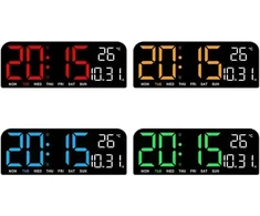 Blackmoon GH0707 LED clock with thermometer (mix colors)