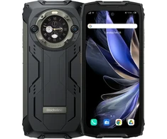Blackview Rugged BV9300Pro LTE 6.7" FHD+IPS 1080x2388 120Hz Corning 5 12GB+256GB MT6789V G99 Dual-display CAM Front 32MP Rear 64MP+8MP IP68/IP69K Atsparus vandeniui NFC Fingerprint 15080mAh NO Charger Android 13 iki 15 Juodas