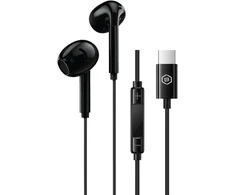 Blavec ausinės to ear BHS-02 su mikrofonu Type C (DAC) (BHS02-B) juodos spalvos