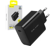 Blavec Wall charger BC-8 GaN4 – Type C – PD QC 65W 3A (TCBC8G4-CB653A) juodos spalvos