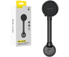Blavec magnetinis automobilinis laikiklis BH-24B Magsafe, skirtas tvirtinti už ekrano / prie prietaisų skydelio (BH24B-MBSB), juodas
