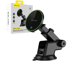 Blavec Car holder BHC-04A Qi2.2 25W magnetic with induction charging do szyby (BHC04A-MWIB) juodas