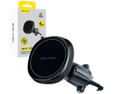 Blavec Car holder BHC-06B 15W magnetic with induction charging and active cooling to air vent (BHC06B-MAVIB) juodas