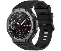 Blavec išmanusis laikrodis M-04 Falcon AMOLED GPS Voice Call (SWM04-GP) graphite + 1 band