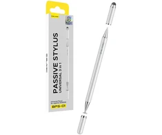 Blavec Passive Stylus Pen BPS-01 Universal 3 in 1 (BPS01-UW) baltas