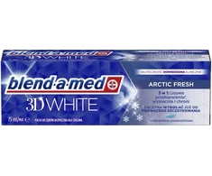 Dantų šepetėlis „blend-a-med“ „Blend-a-med 3D Baltas Arctic Fresh“ makaronai su pienu, 75 ml