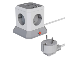 BlitzWolf BW-EC1 4xAC 2xUSB-A 2xUSB-C Extender