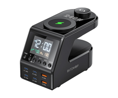 Blitzwolf BW-FW10 žadintuvas su įkrovikliu 2xUSB-A, 4xUSB-C, 240W