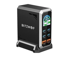 „Blitzwolf BW-S31“ 2xUSB-A, 4xUSB-C, PD, 240 W tinklo įkroviklis.
