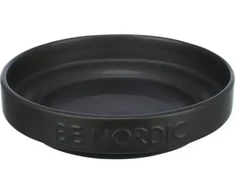 Trixie BE NORDIC, dubenėlis, dla kota, juoda, ceramika/guma, 0,3 l/o 16 cm