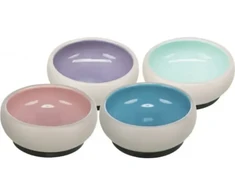 Trixie Bowl, katėms, keramikos, 1 l / O 17 cm, su gumos pagrindu, įvairių spalvų