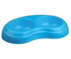 Trixie Plastikiniai dubenys, sunkūs 2 × 0,2 l / skersmuo 10 cm