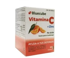 Bluecube Vitaminas C Cinkas 60 kapsulių