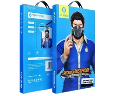 „Blueo 5D Mr. Monkey Glass“ – „Apple iPhone 16 juodas“ (tvirtas, atsparus dulkėms)