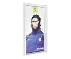 Blueo LCD apsauginis stikliukas 5D Mr. Monkey Glass (Strong HD) Apple iPhone 15/16 juodas
