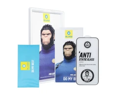 Blueo LCD apsauginis stikliukas 5D Mr. Monkey Glass (Strong Lite) Samsung S921 S24 juodas