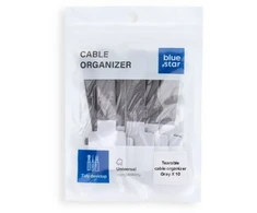 BlueStar Blue Star PJ-COZ413 self-adhesive cable tie with Velcro- pilka (10 pcs.)