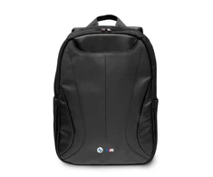 Kuprinė kompiuteriui 16" BMW Carbon&amp;Leather Tricolor (BMBP15SPCTFK) juodos spalvos