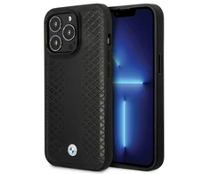 Apple iPhone 14 Pro BMW odinis dėklas Diamond Pattern (BMHCP14L22RFGK) juodos spalvos