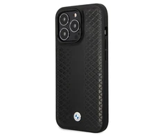 Apple iPhone 14 Pro BMW odinis dėklas Diamond Pattern (BMHCP14L22RFGK) juodos spalvos