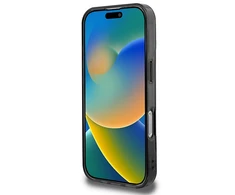 BMW Motosport IML Random Stripes Apple iPhone 16 Pro Max Case - dėklas telefonui pilkos spalvos
