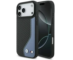 BMW M anglies pluošto logotipo „MagSafe“ dėklas, skirtas „iPhone 17 Pro Max“ - Mėlyna