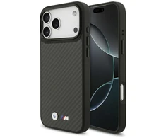 BMW M Kevlar Matt MagSafe dėklas skirtas Apple iPhone 17 Pro Max juodos spalvos