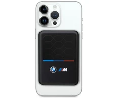 BMW Powerbank indukcinis BMPBMS3K22PGVK 5W 3000mAh + kabelis juodos spalvos M Collection MagSafe