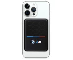 BMW Powerbank indukcinis BMPBMS5K22PGVK 15W 5000mAh + kabelis juodos spalvos M Collection MagSafe