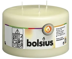 Bolsius Candle cylinder with 3 burners Mamoth Ø100x150mm beige
