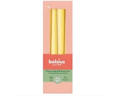 Bolsius Table candles 245/24mm Geltona 4pcs