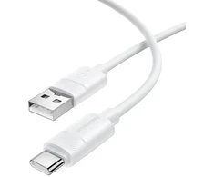 Borofone kabelis BX123 Leya – USB į Type-C – 36W 3A 1 m baltas